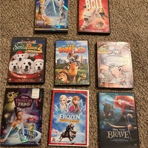 Disney DVD Lot / 8 movies Bundle/ Tested